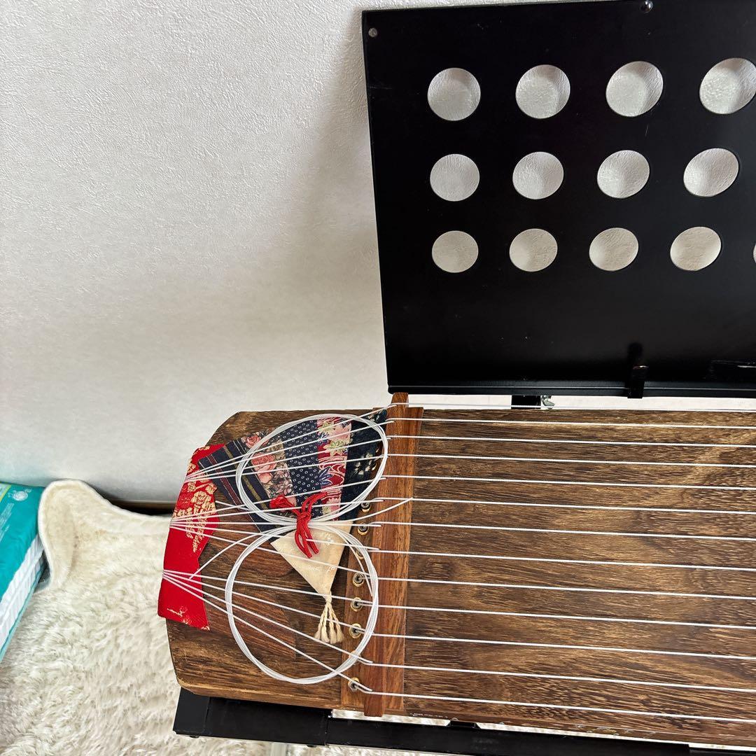 ゼンオン文化琴　羽衣　スタンド　ケース付き