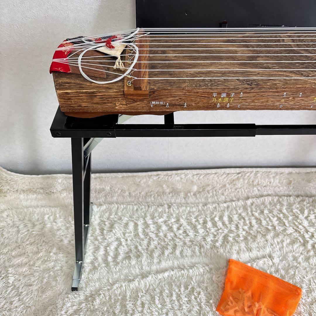 ゼンオン文化琴　羽衣　スタンド　ケース付き