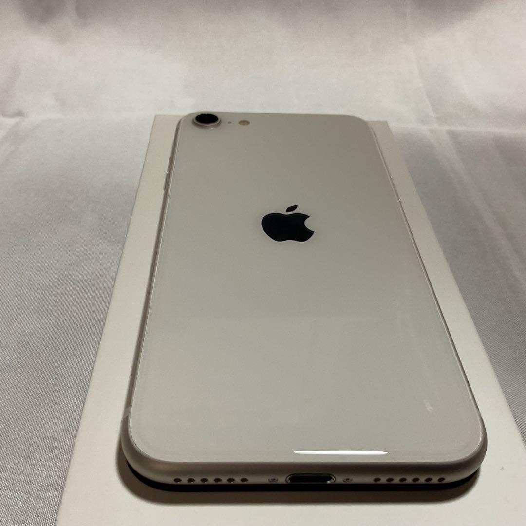 iPhoneSE 3世代 64G スターライト BT96%