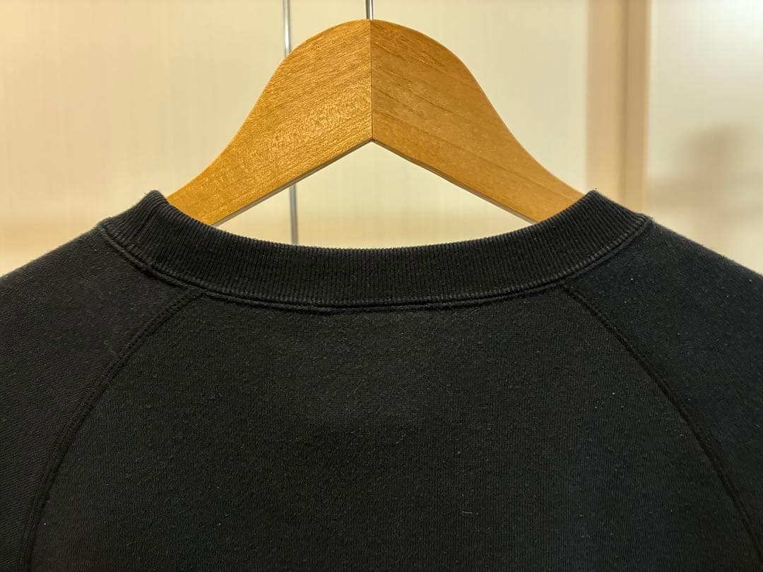 ENNOY 文春リークス　クルーネックスウェット　ブラック　サイズS