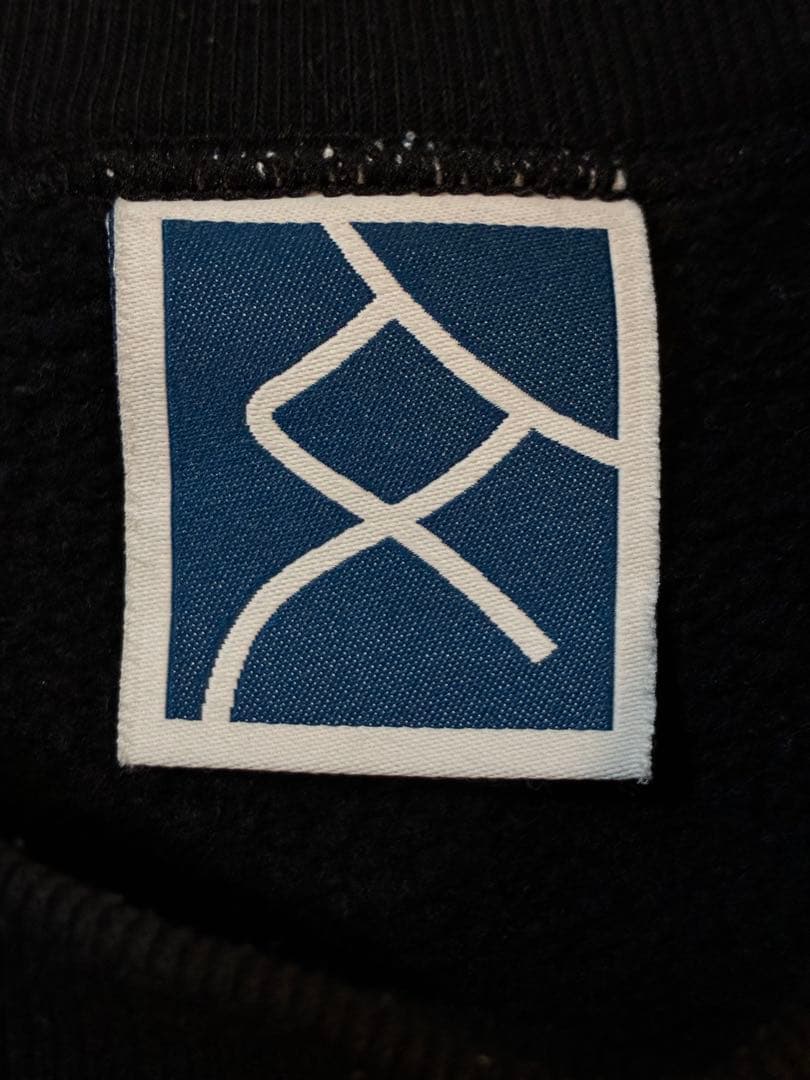 ENNOY 文春リークス　クルーネックスウェット　ブラック　サイズS