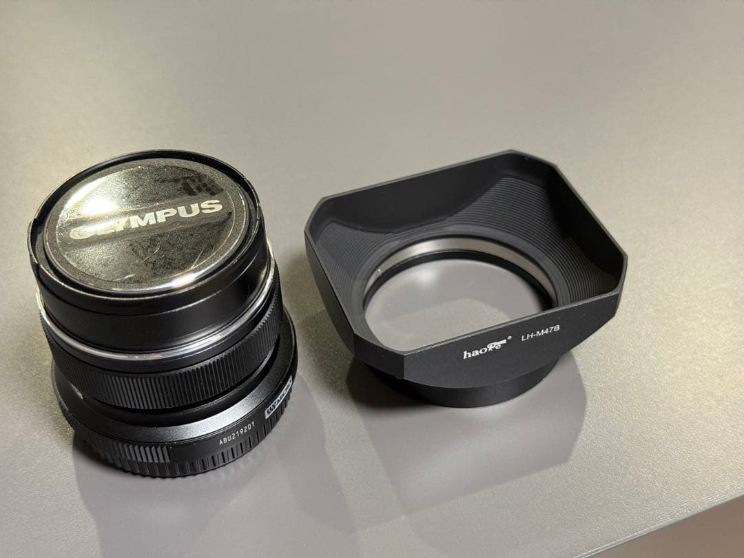 【超美品】 OLYMPUS 広角単焦点レンズ12mm F2.0 ＋レンズフード