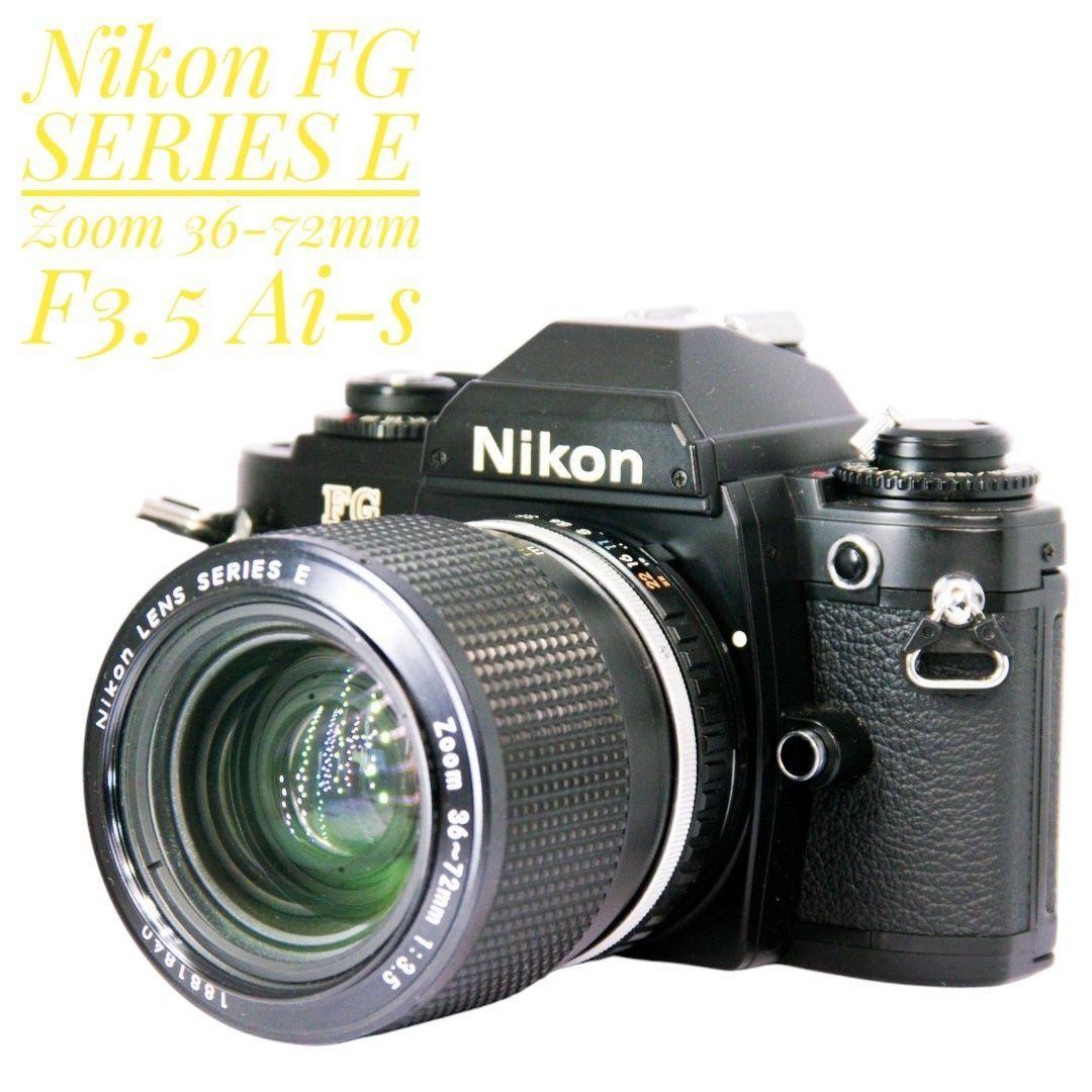 機能性能検査済 Nikon FG 美品 ファインダー 概ねキレイ