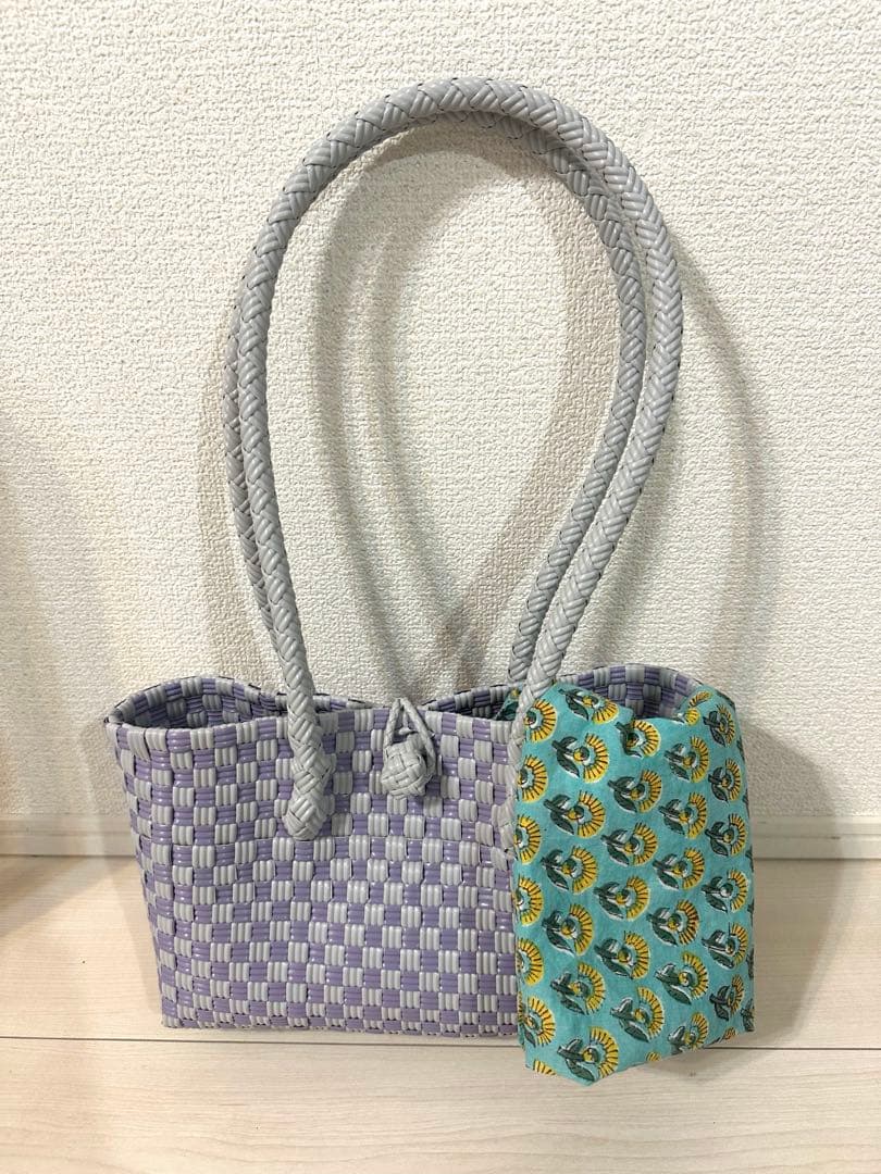 ゆき メケアリサ panini Purple Clay ハンカチセット