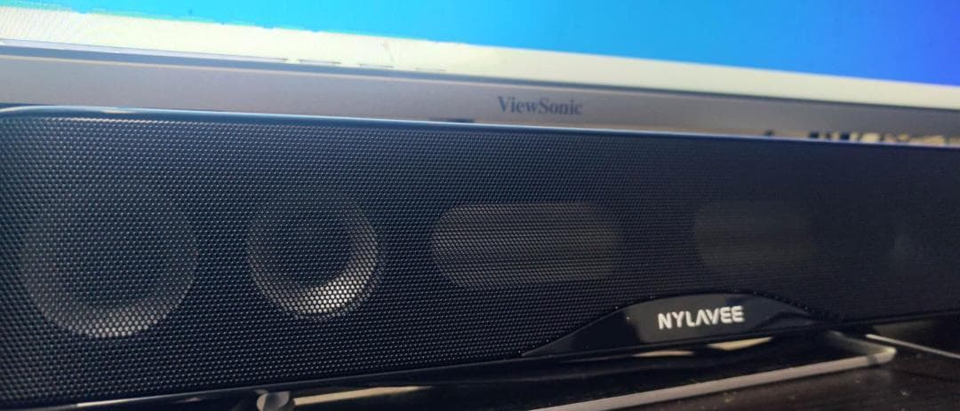Nylavee PCスピーカー サウンドバー Bluetooth & AUX接m