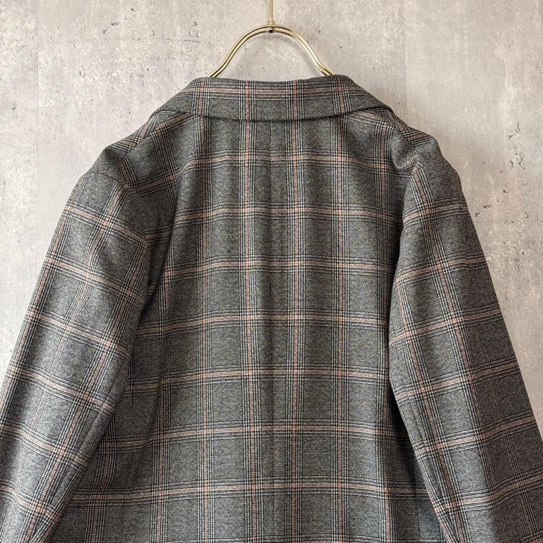 未使用✨プルミエアロンディスモン グレンチェックダブルジャケット テーラード