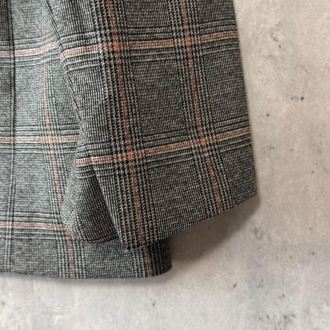 未使用✨プルミエアロンディスモン グレンチェックダブルジャケット テーラード