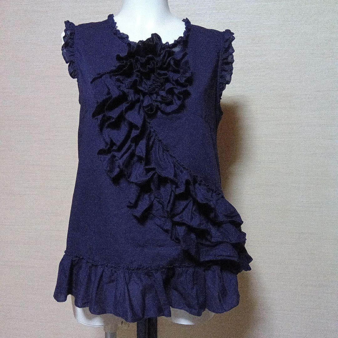 神*】様 美品✨️ PINK HOUSE ピンクハウス フリル ベスト ノースリ