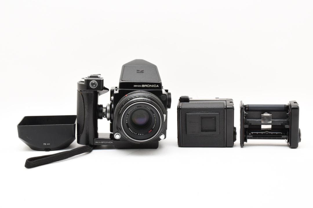 フィルムカメラ ZENZA BRONICA ETRS + ZENZANON 75mm F2.8