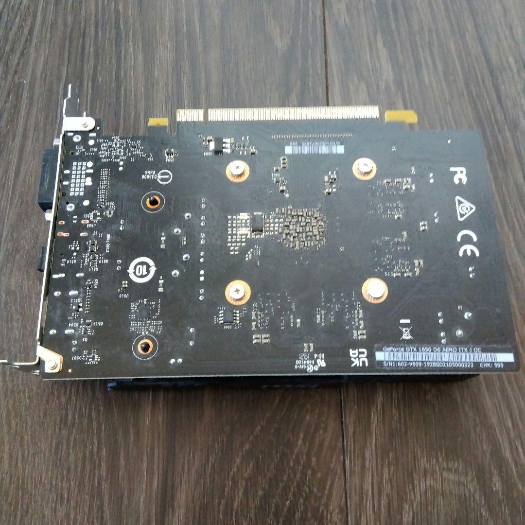 グラフィックボード・グラボ・ビデオカード GeForce GTX 1650 D6 AERO ITX J OC VD7557