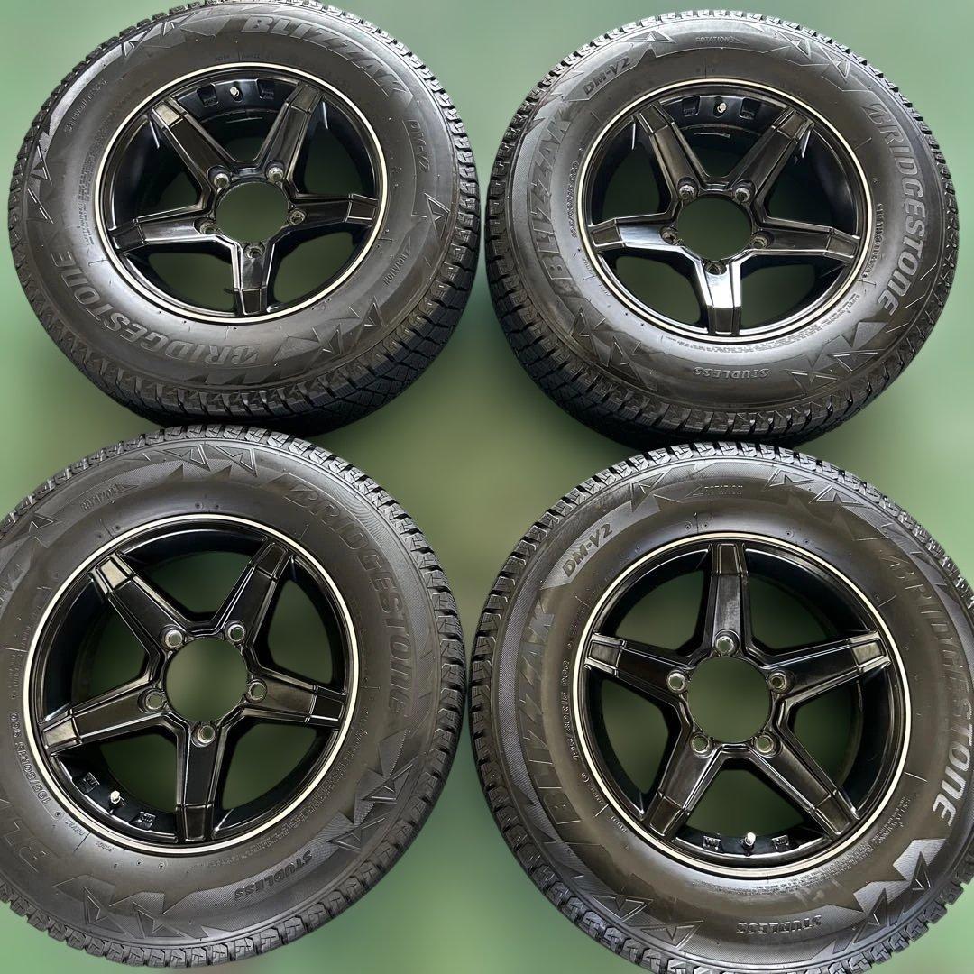 中古スタッドレス195/80R15ブリヂストン　ジムニーシエラ、ノマド専用　4本