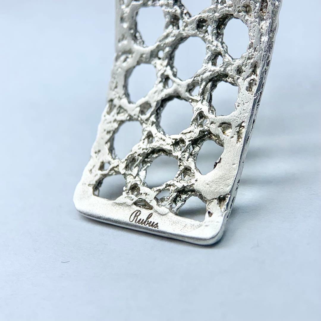 未使用級 MAISON RUBUS レースバングル シルバー 付属品
