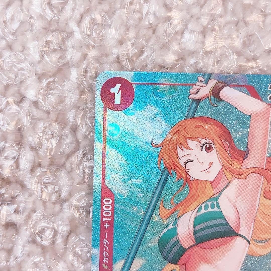 ②ワンピースカードゲーム ナミ R パラレル OP01-016