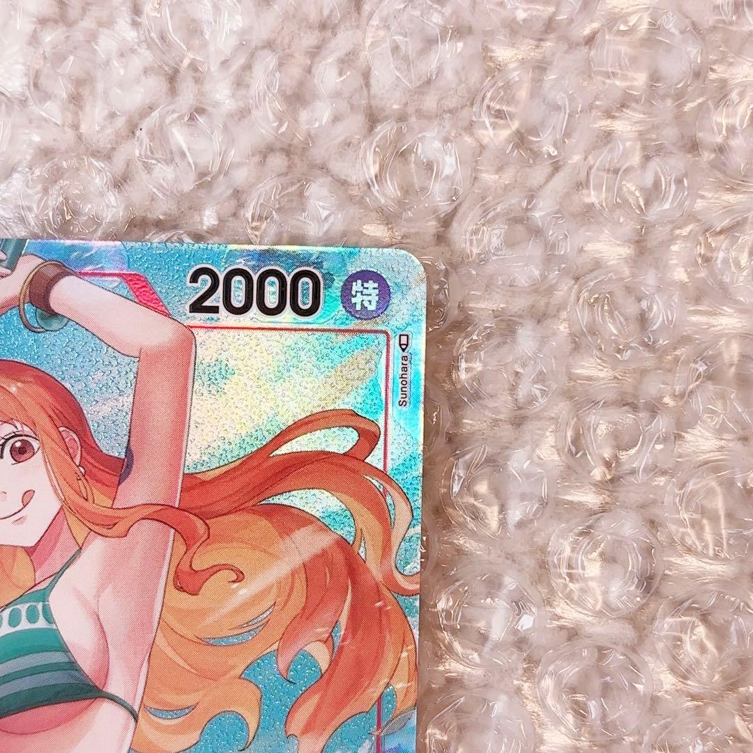 ②ワンピースカードゲーム ナミ R パラレル OP01-016