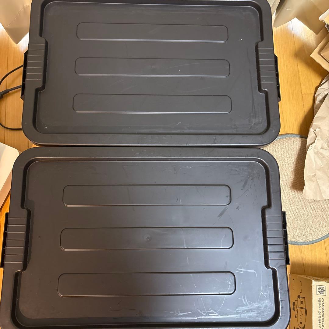 THOR コンテナ 53L 黒 ブラック 廃盤品　[２個セット]