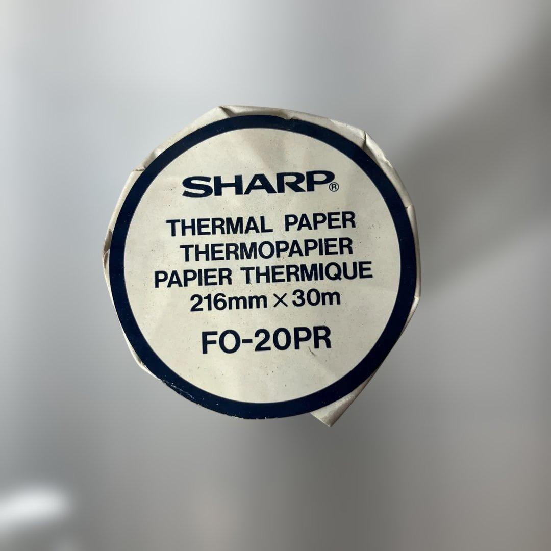 SHARP FO-20PR 純正感熱紙 216mm×30m 未使用