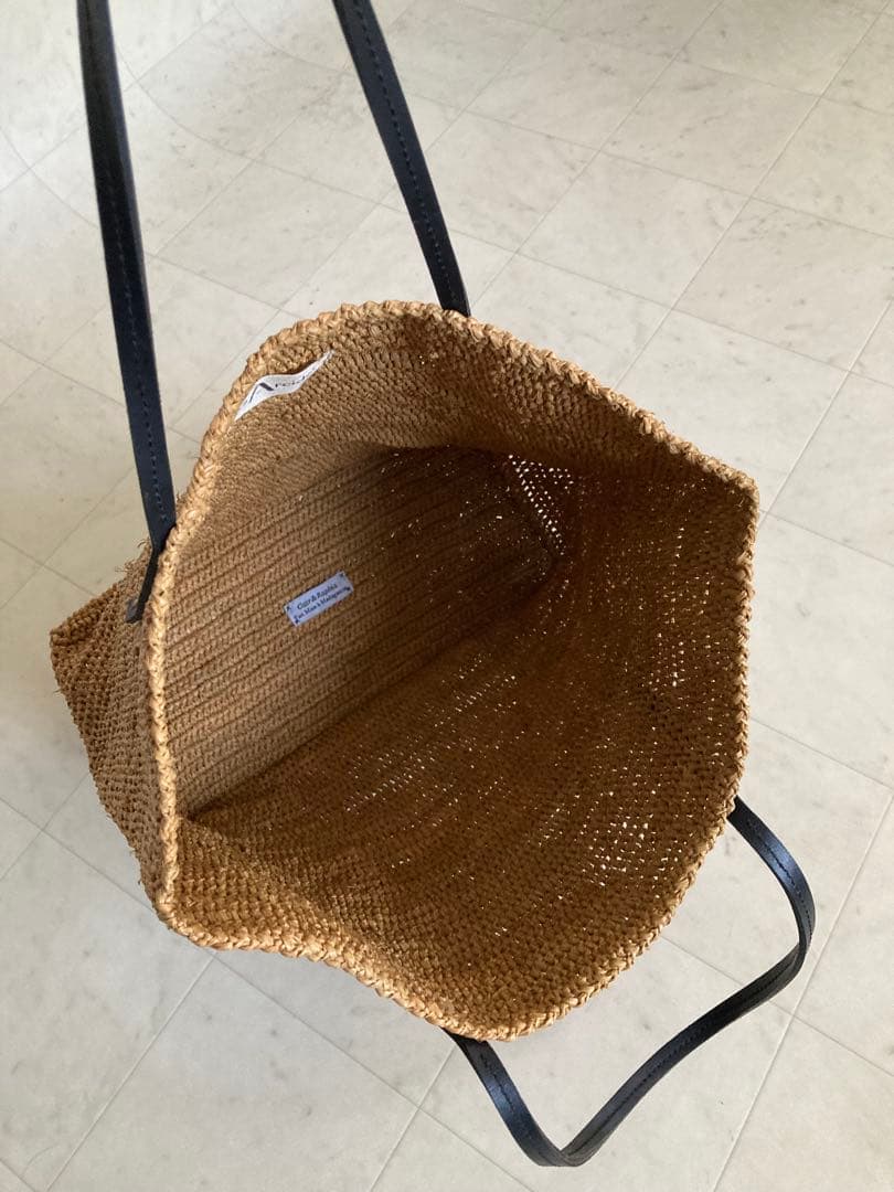 SansArcidet＊ラフィアトートバッグ