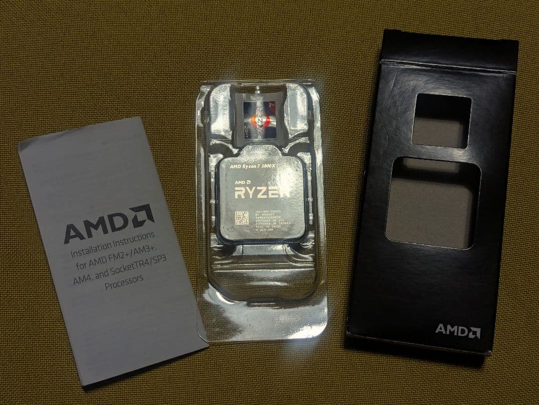 AMD Ryzen 7 3800X AM4 本体のみ