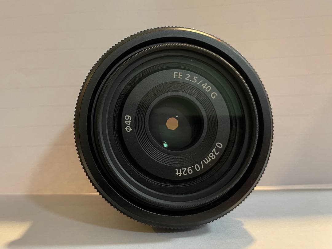 ソニー　SONY レンズ　FE40mm F2.5 G
