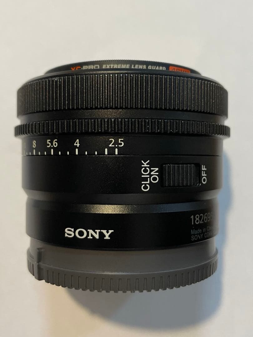 ソニー　SONY レンズ　FE40mm F2.5 G