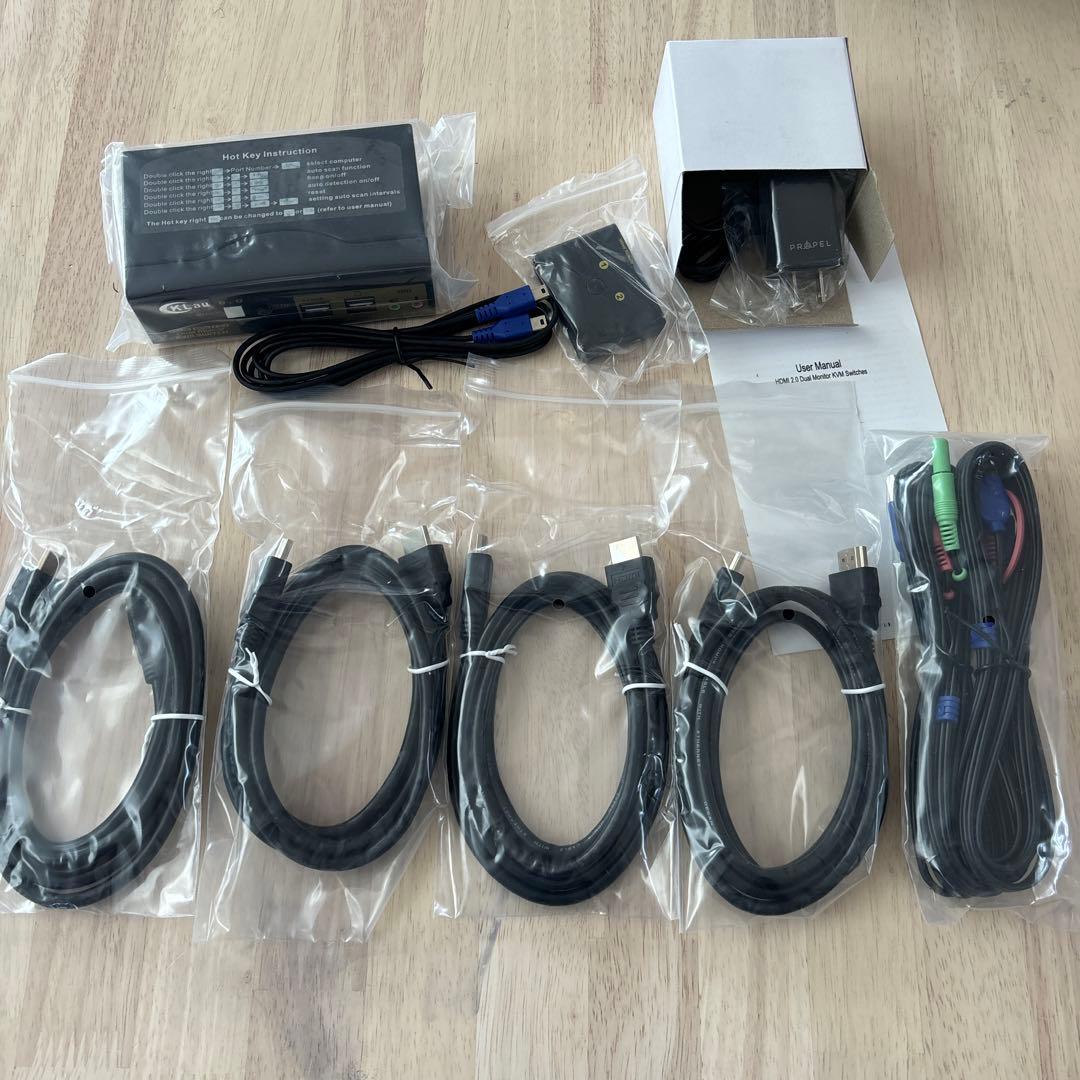 美品❣️CKLau HDMI KVM 切替器4K@60Hz USB KVM