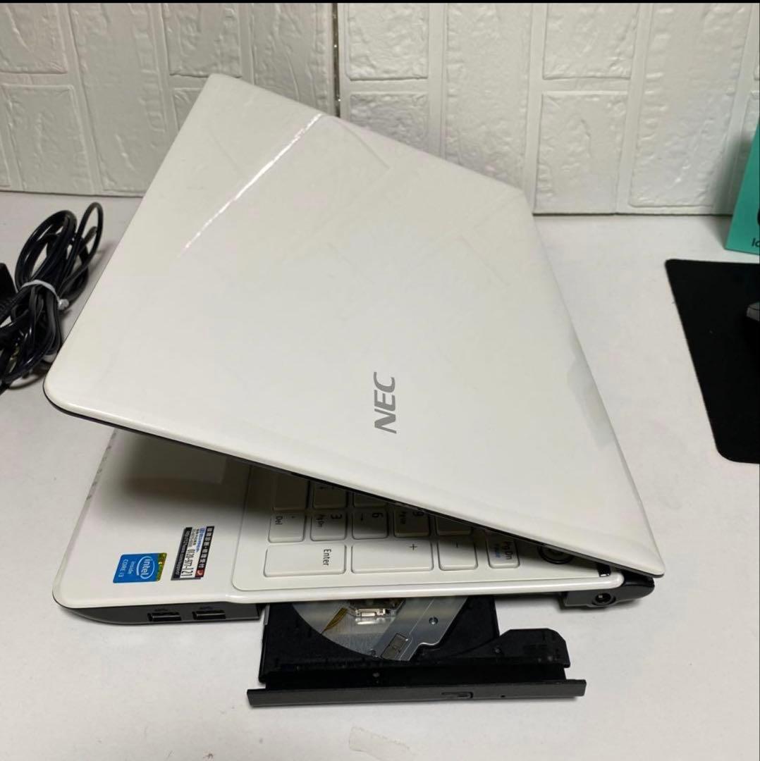 Windows11 オフィス付き　Webカメラ　高速起動SSD NECノートPC