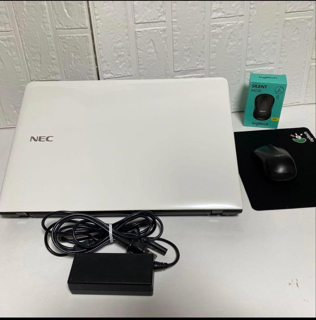 Windows11 オフィス付き　Webカメラ　高速起動SSD NECノートPC