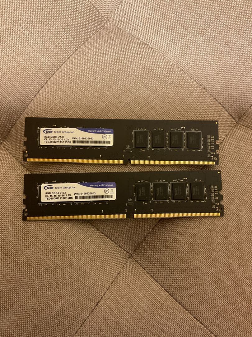 TEAMGROUP DDR4-2133MHz 16GB (8GB×2枚)
