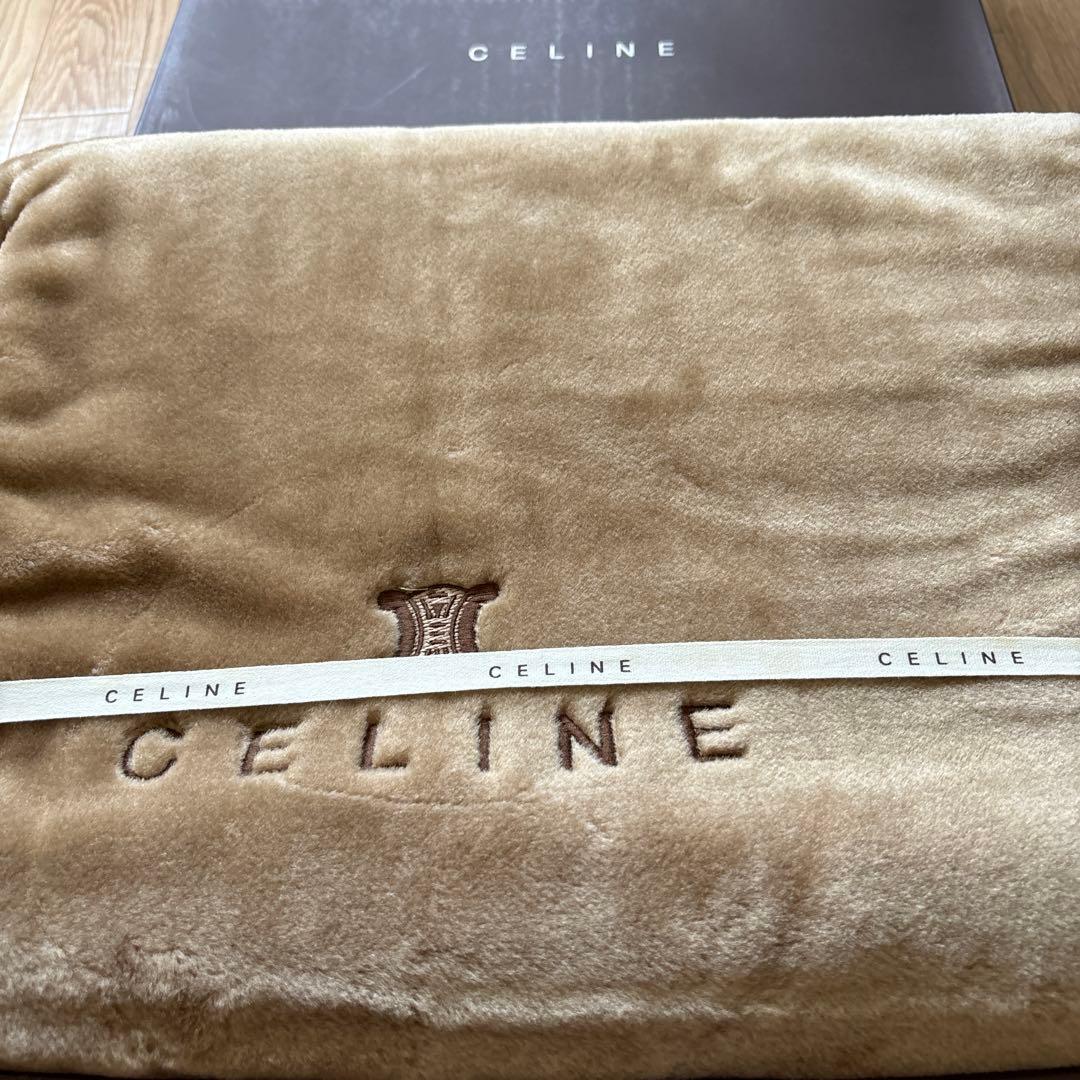 セリーヌ　ニューマイヤー毛布 新品　ブラウン(キャメル)