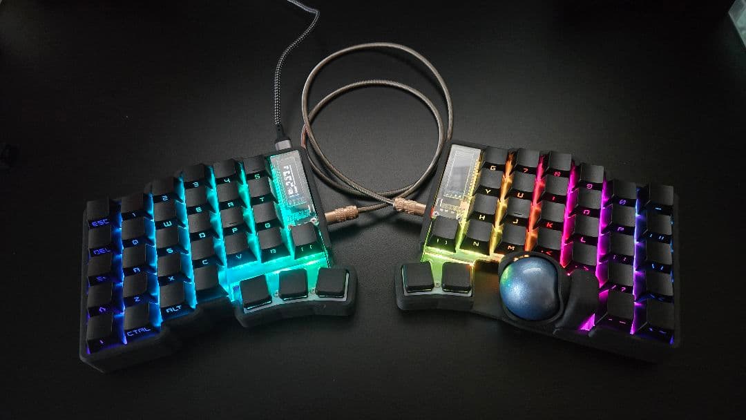 キーボード keyball 61