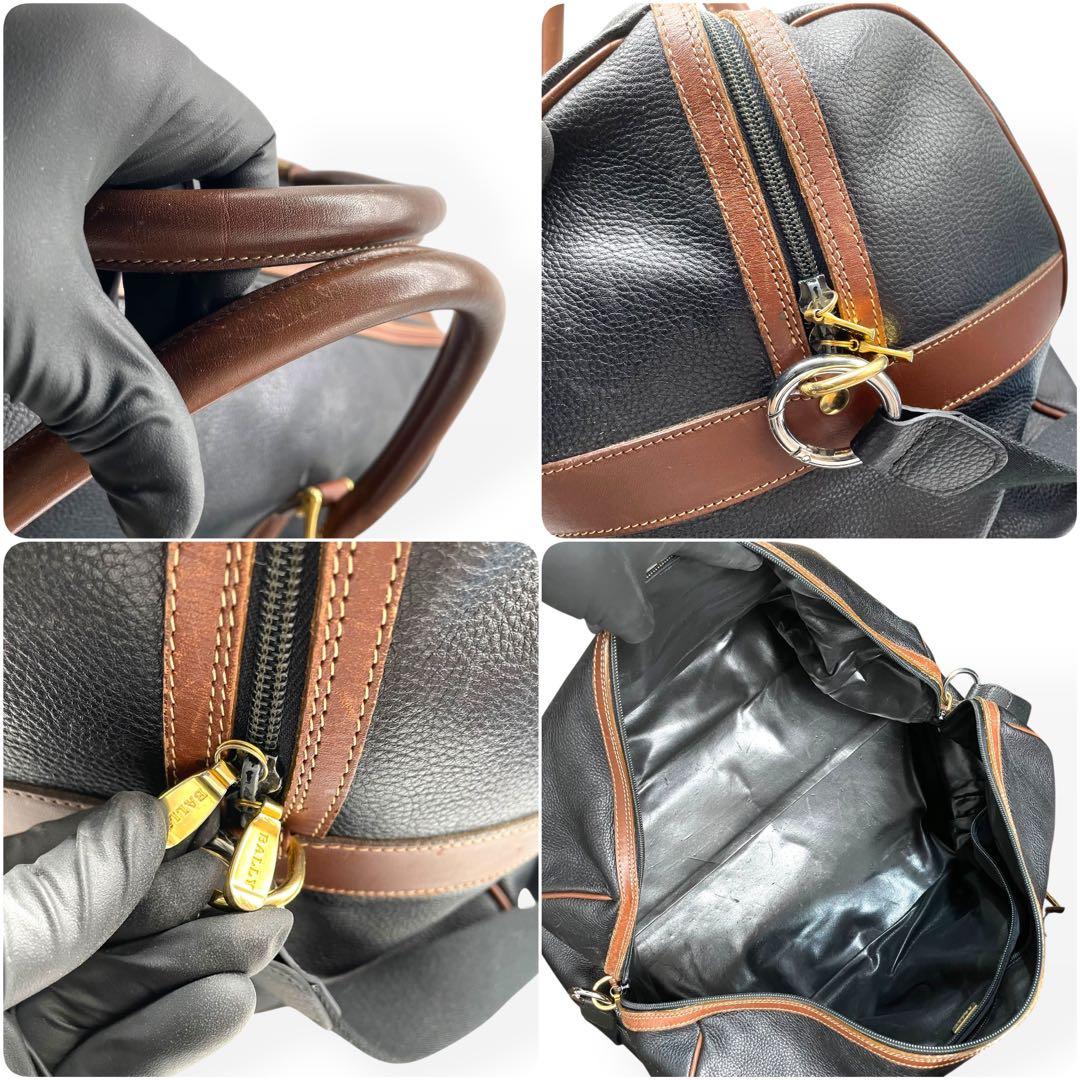 美品　BALLY バリー オールレザー 2wayボストンバッグ トラベルバッグ