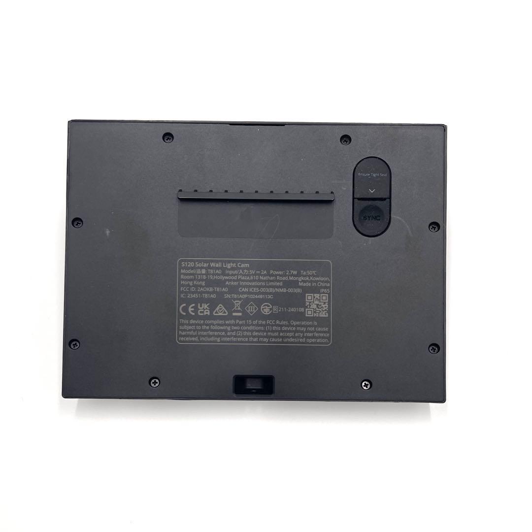 【美品】Anker Eufy Solar Wall Light Cam S120