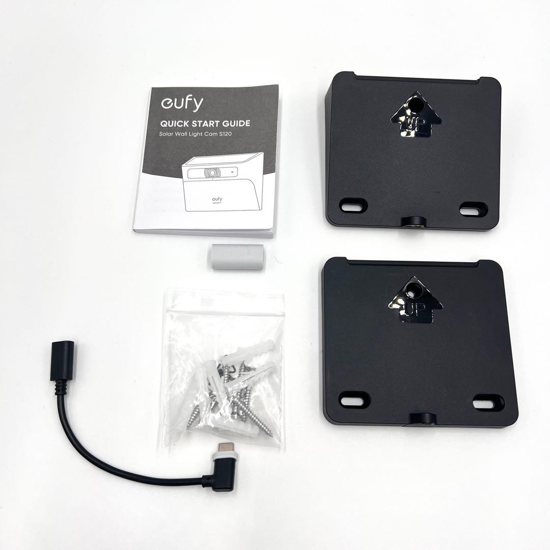 【美品】Anker Eufy Solar Wall Light Cam S120
