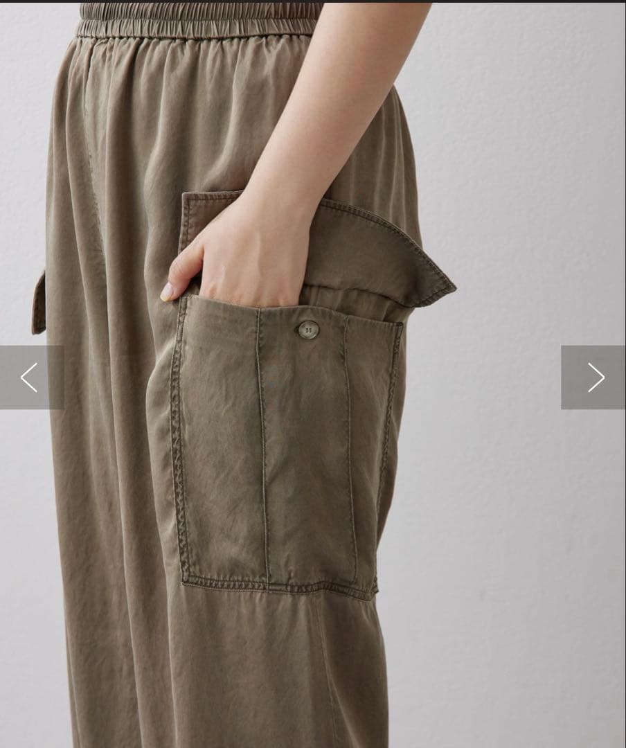 Drawing Numbers ピグメントキュプラカーゴパンツ