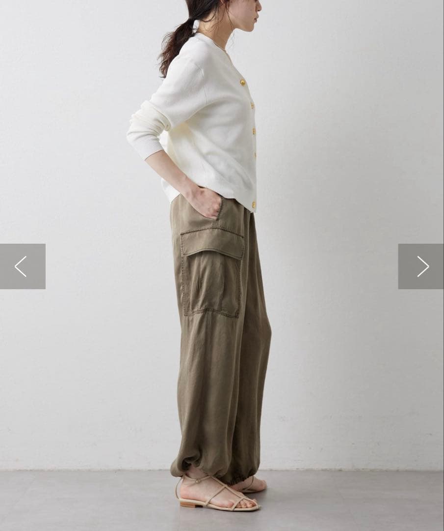 Drawing Numbers ピグメントキュプラカーゴパンツ