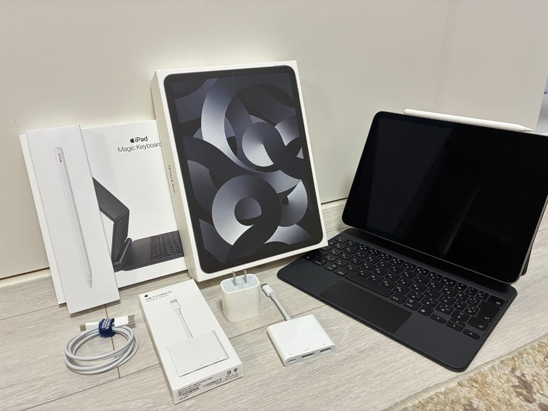 iPad Air(第5世代)64GB Wi-Fi スペースグレー +付属品セット