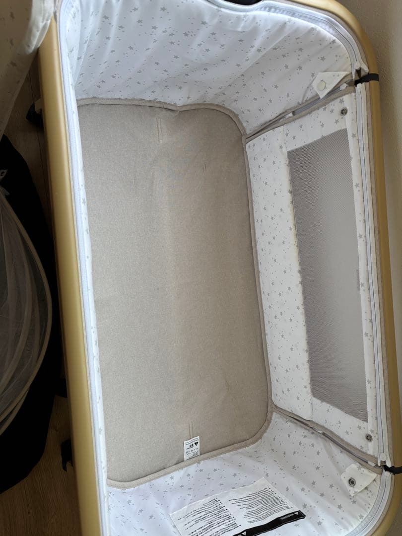 HZDMJ 2024最新モデル ベビーベッド ミニ 持ち運び 折りたたみ 新生児