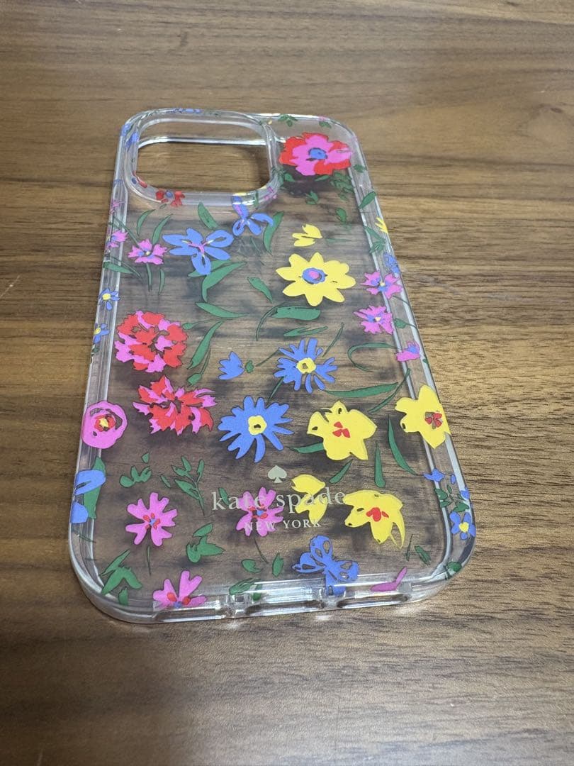 ☆美品☆ KATE SPADE iPhone14Proケース スマホリング付属