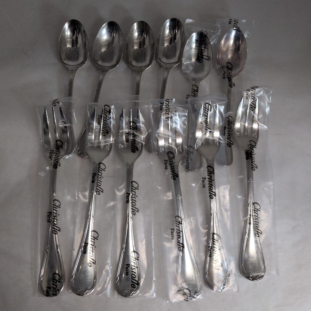 クリストフル リュバン テーブル スプーン＆フォーク各６点セット