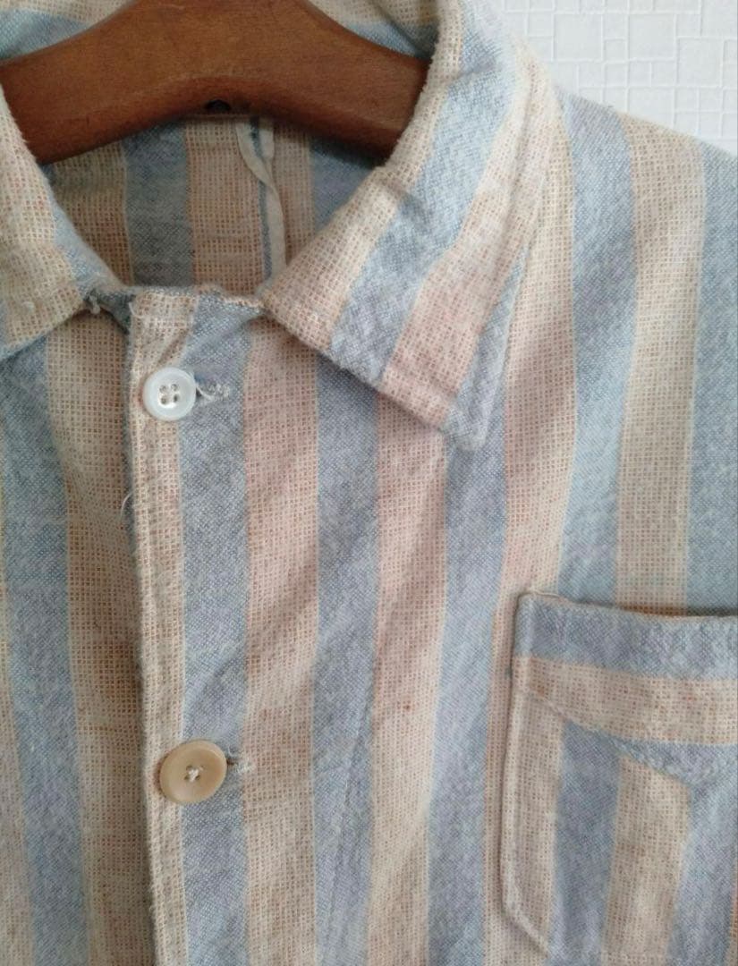 30年代 フレンチ スリーピングジャケット ヴィンテージ ユーロワーク