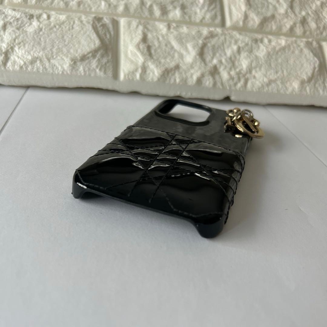 Dior ディオール ブラック エナメル　iPhone13proケース
