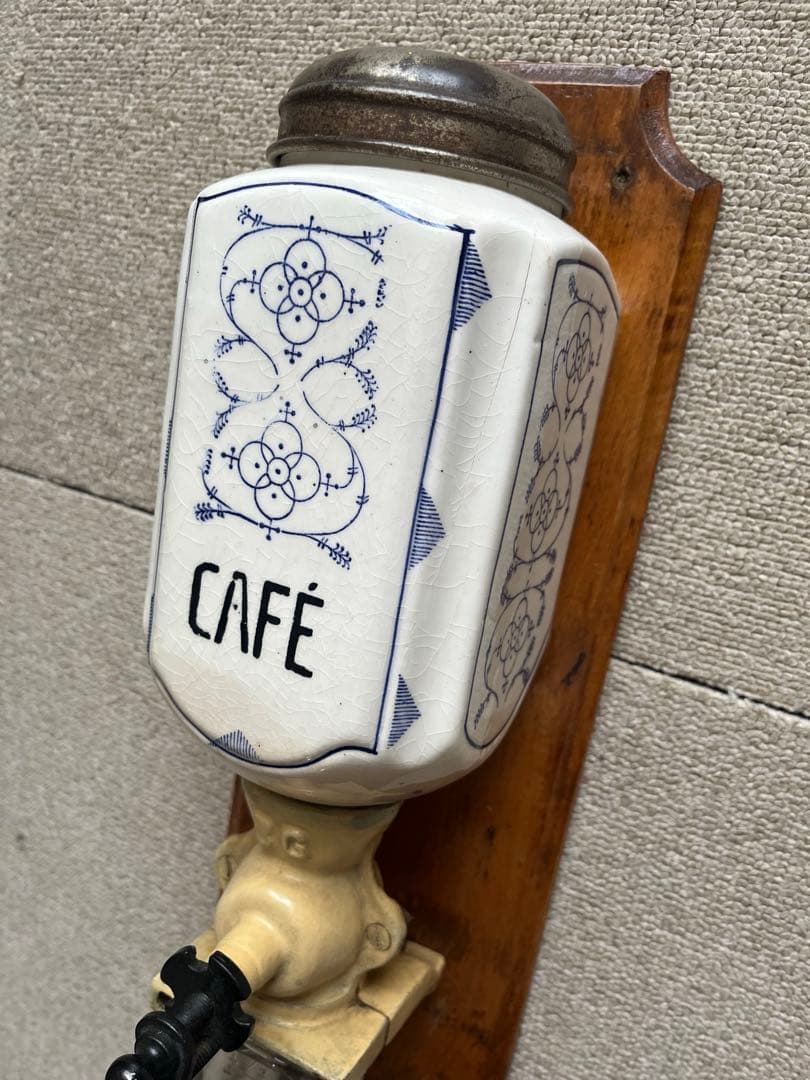 フランスアンティーク 壁掛けコーヒーミル