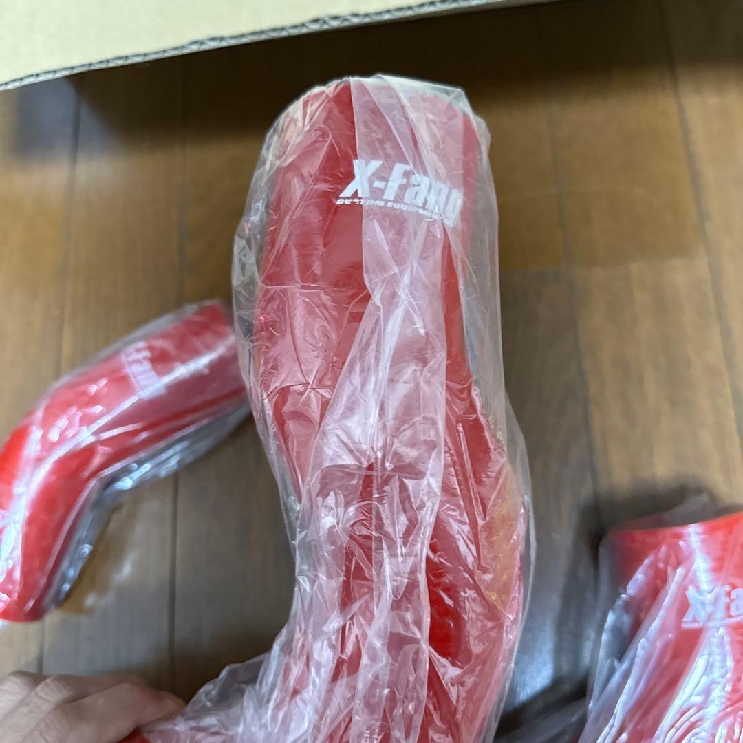 X-fang TGS デリカD5 インタークーラーホース　レッド