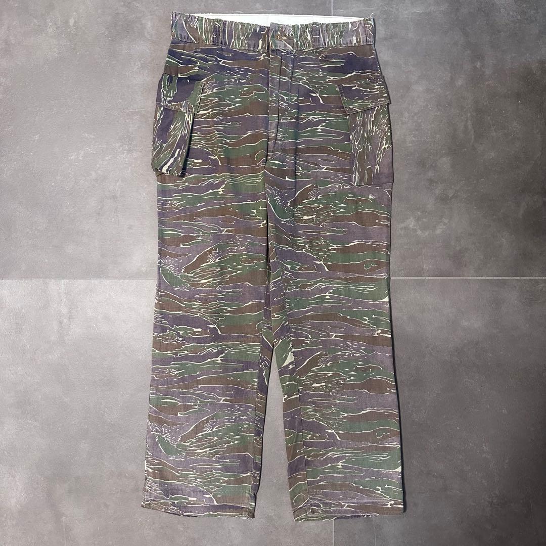 60s タイガーストライプ usarmy ベトナム　パンツ　サイドアジャスター