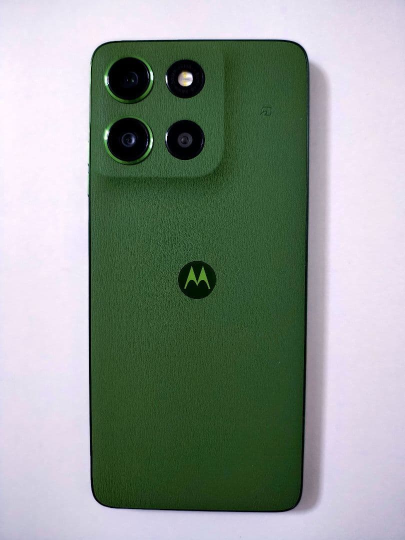 【美品】moto g66y 5G ディルグリーン本体とケース とフィルム付