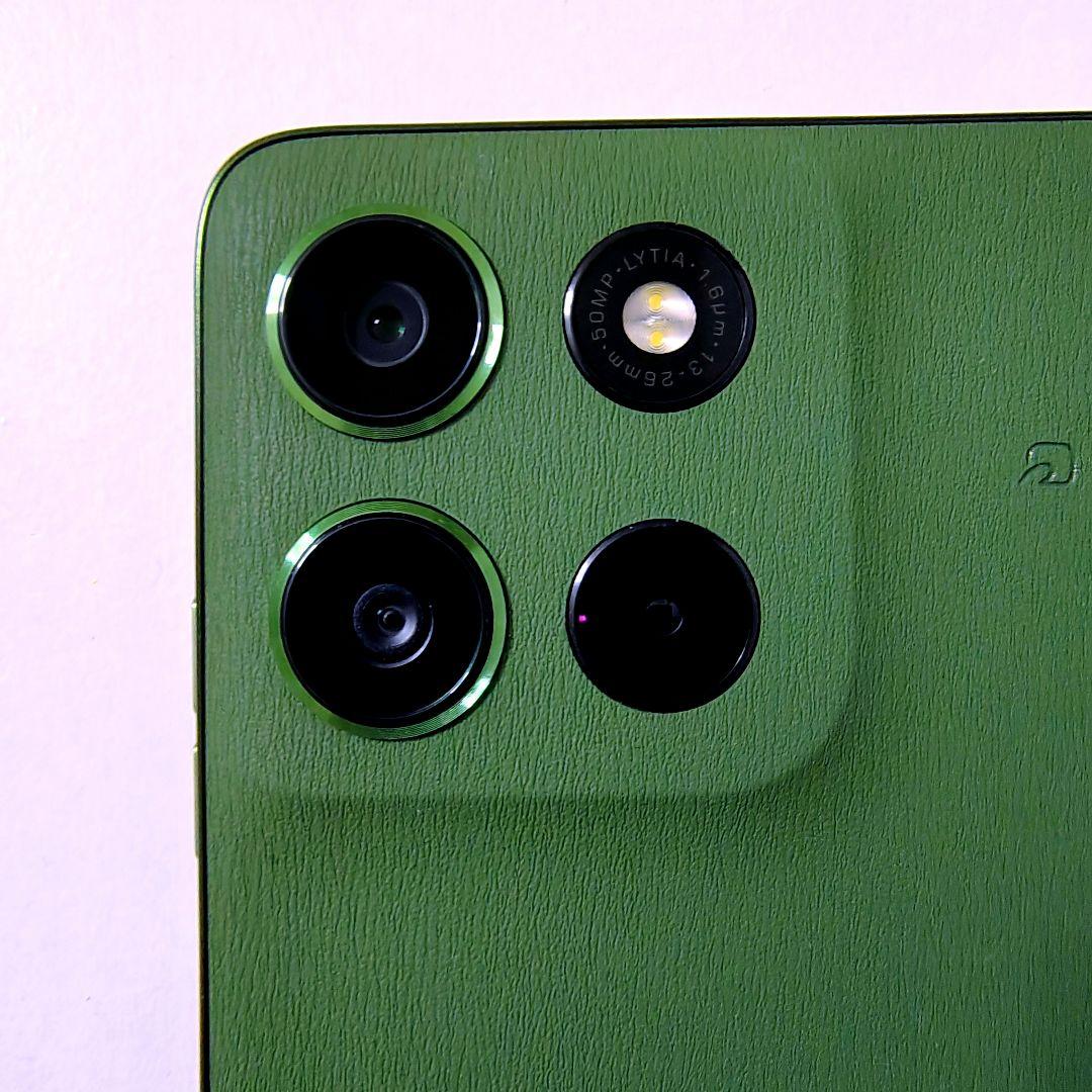 【美品】moto g66y 5G ディルグリーン本体とケース とフィルム付