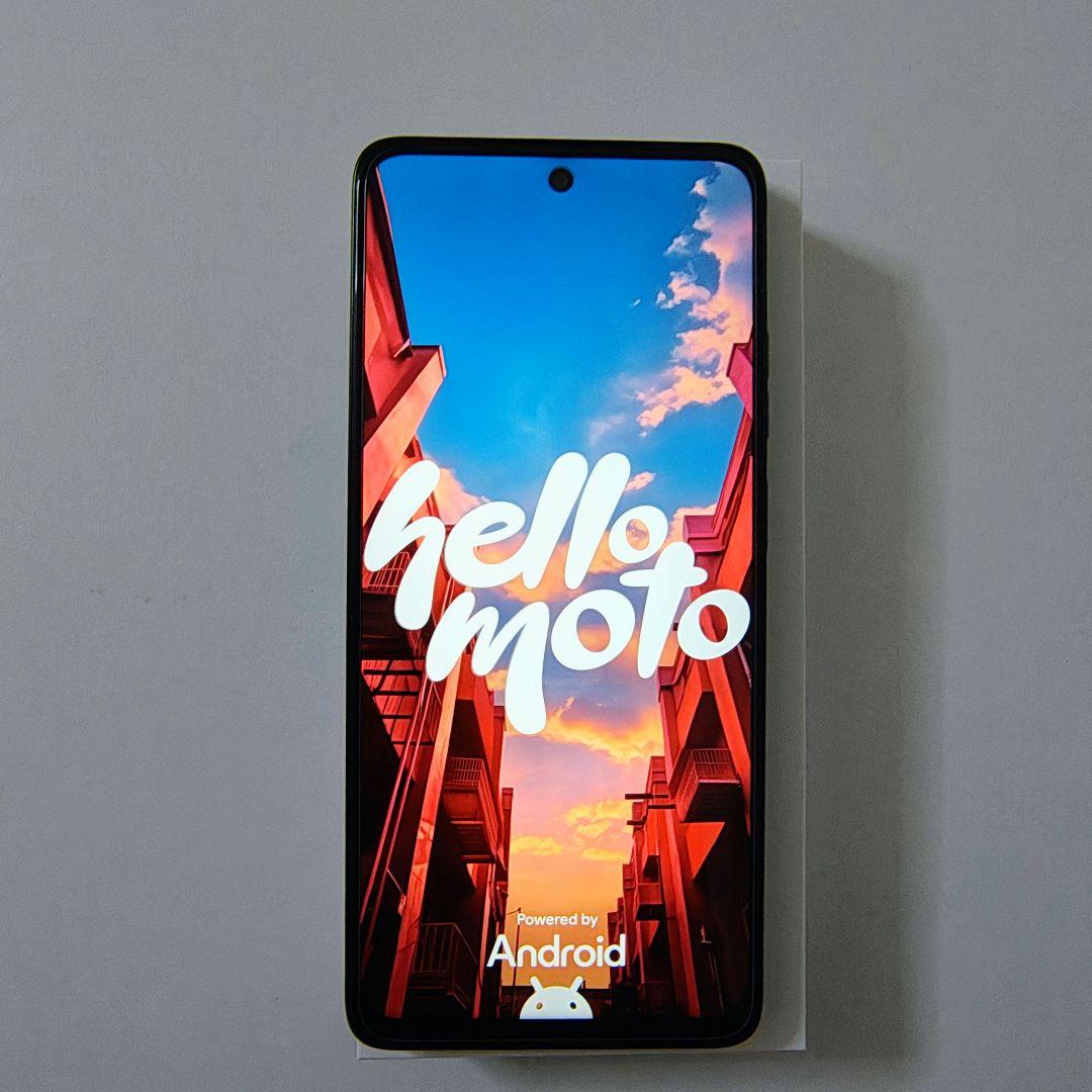 【美品】moto g66y 5G ディルグリーン本体とケース とフィルム付