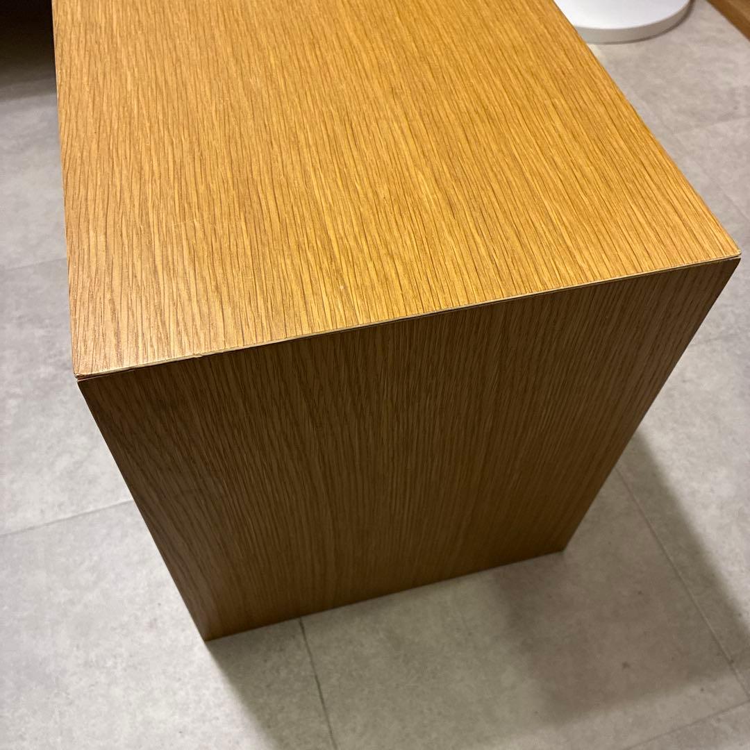 コの字の家具積層合板 オーク材 幅70cm