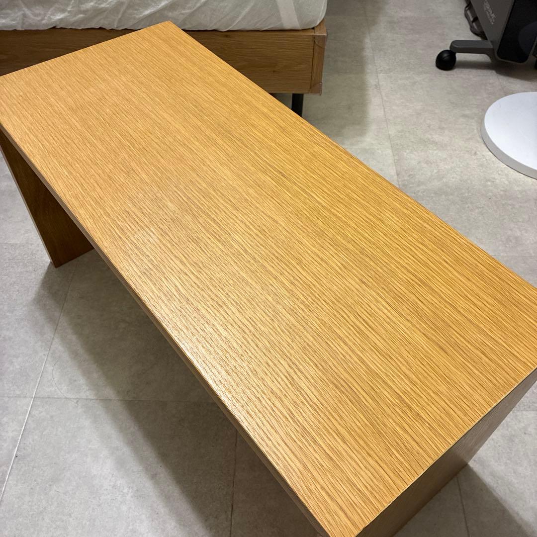 コの字の家具積層合板 オーク材 幅70cm