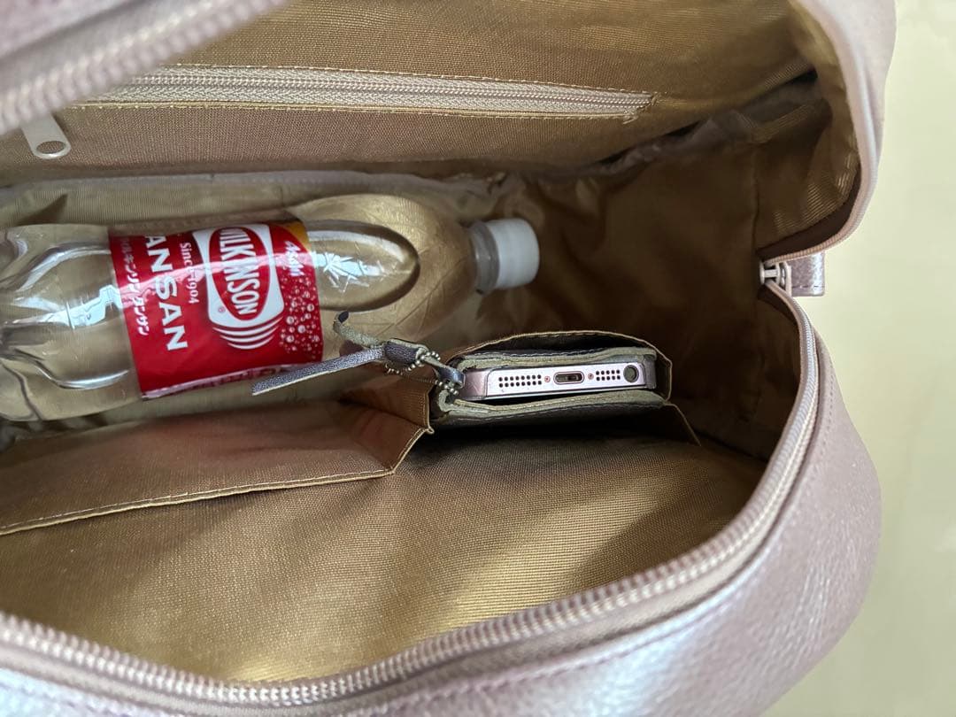 帯リメイク丸型ファスナーバック25-19